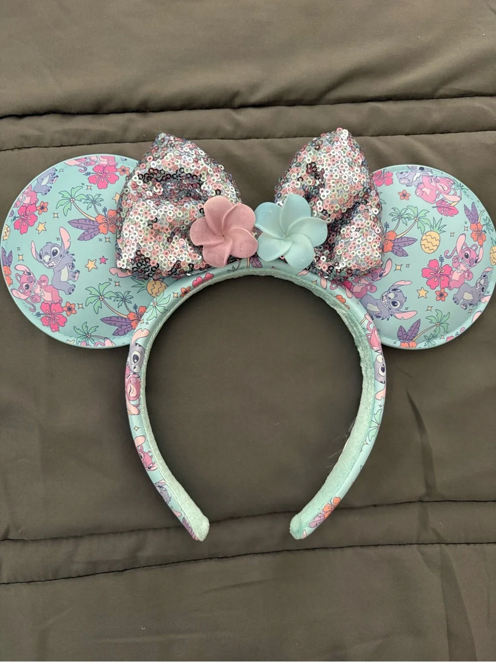 Disney stitch and angel Mickey ears nwot